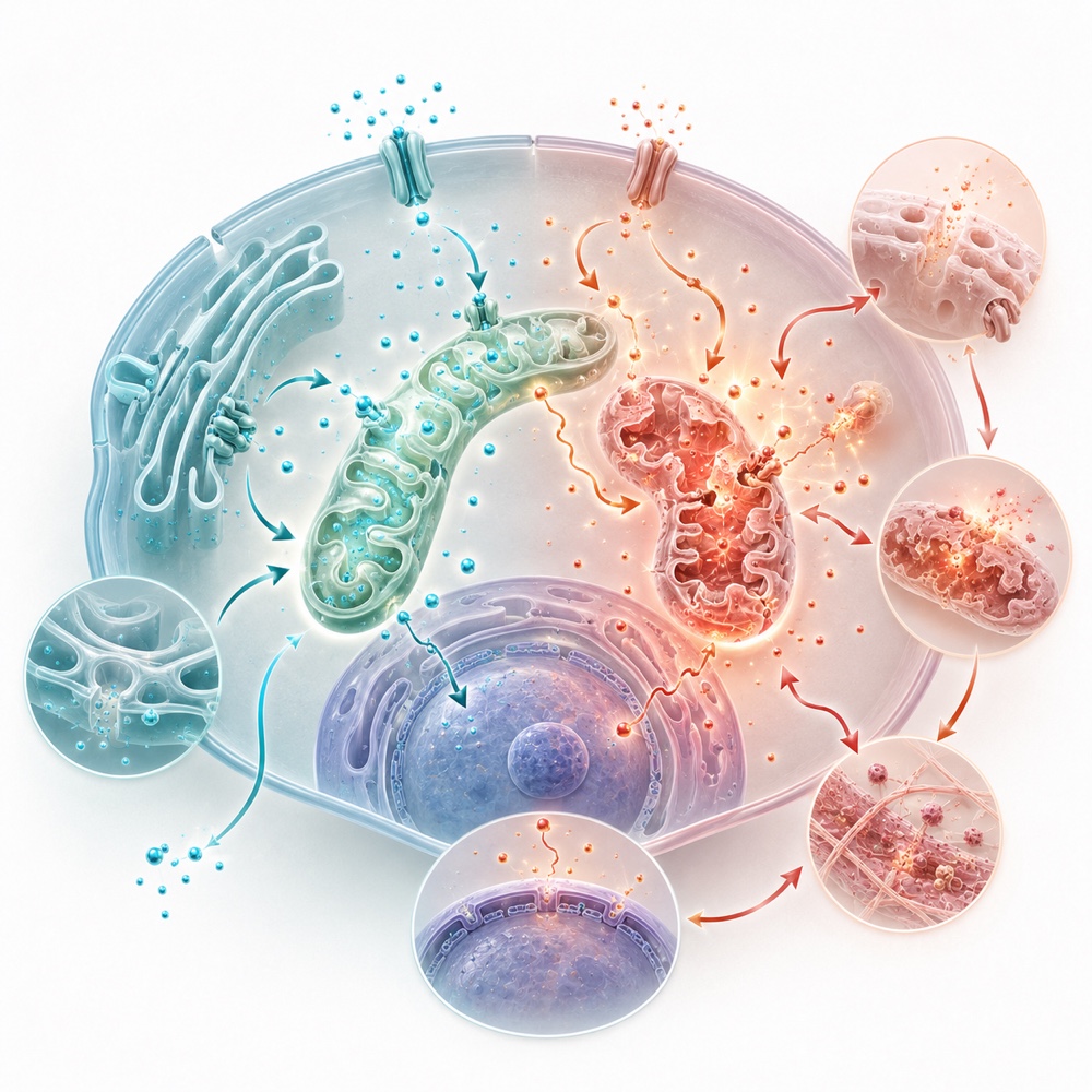 Mitochondrial calcium handling and cellular health